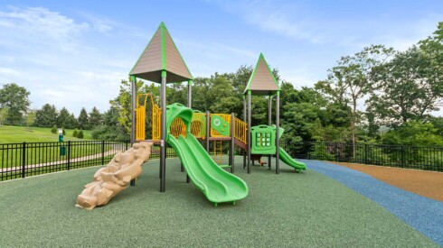Full view of community playground