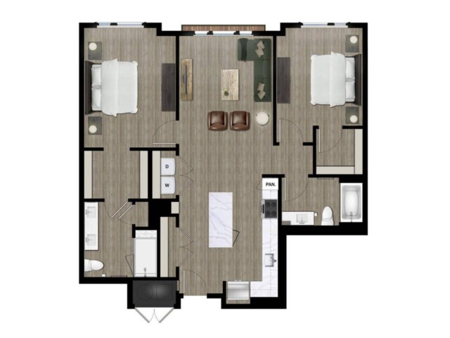 Two Bedroom (2F)