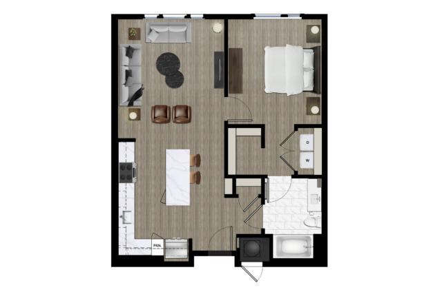 One Bedroom (1A)