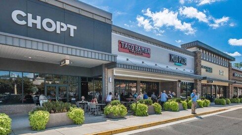 Local dining options - Chopt, Taco Bamba, and Mod Pizza