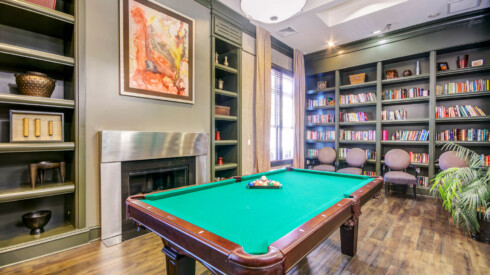 Billiards Room at Lerner Remington Apartment Homes at Dulles, VA